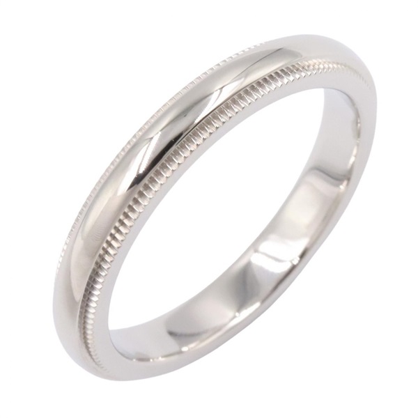 TIFFANY＆CO Milgrain Ring Pt950 Platinum Used Women US size #5