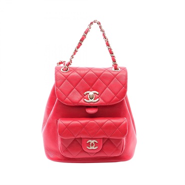 CHANEL Matelasse Chain Rucksack Backpack AS2908 leather Pink GHW Used Women CC