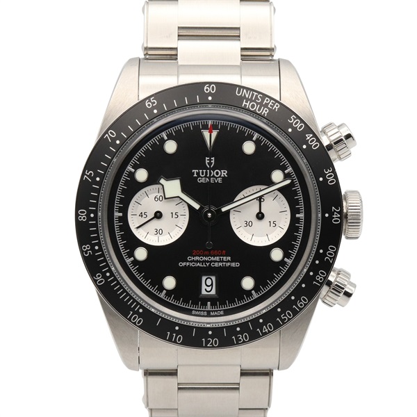 TUDOR Black Bay Chrono Wrist Watch 79360N Automatic Stainless Steel Used mens