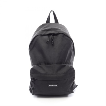 BALENCIAGA Explorer Rucksack Backpack 503221 Nylon canvas Black Used unisex