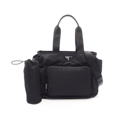 PRADA VELA Re-Nylon Baby Maternity Tote crossbody Bag 1BG102RV44F0002 Saffiano