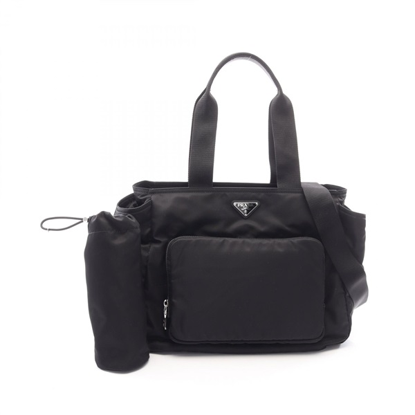 PRADA VELA Re-Nylon Baby Maternity Tote crossbody Bag 1BG102RV44F0002 Saffiano