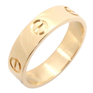 CARTIER Love Ring 18KYG Yellow Gold Used unisex US size 9 #60