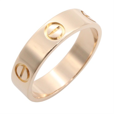CARTIER Love Ring 18KPG Pink Rose Gold Used unisex US size 8.25 #58