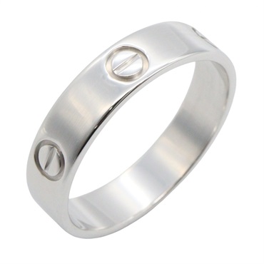 CARTIER Love Ring 18KWG White Gold Used unisex  US size 11.5 #66