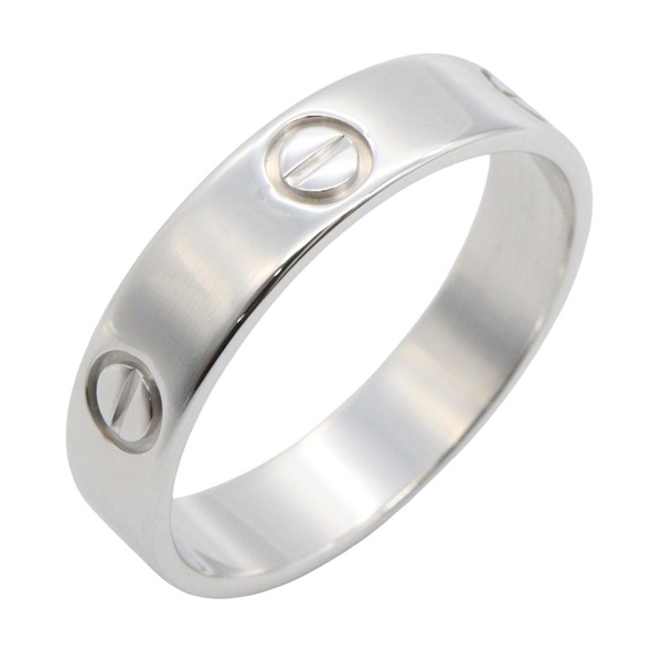 CARTIER Love Ring 18KWG White Gold Used unisex  US size 11.5 #66