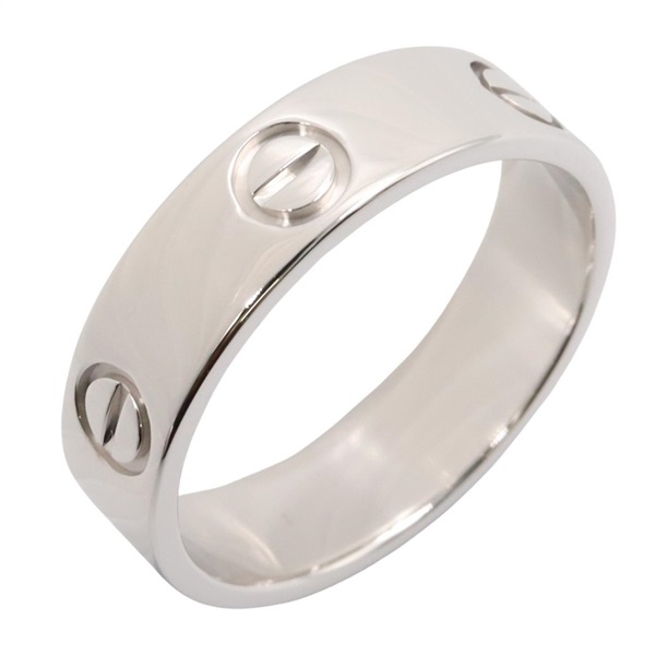 CARTIER Love Ring 18KWG White Gold Used Unisex US size 8.25 #58