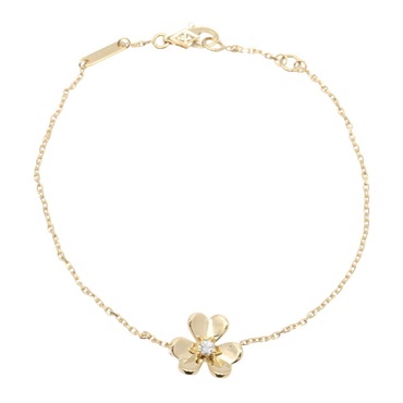 Van Cleef Arpels Frivole Mini Diamond Bracelet VCARPJMM00 18KYG Used Women