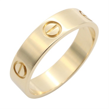 CARTIER Love Ring 18KYG Yellow Gold Used unisex 10.25 #63
