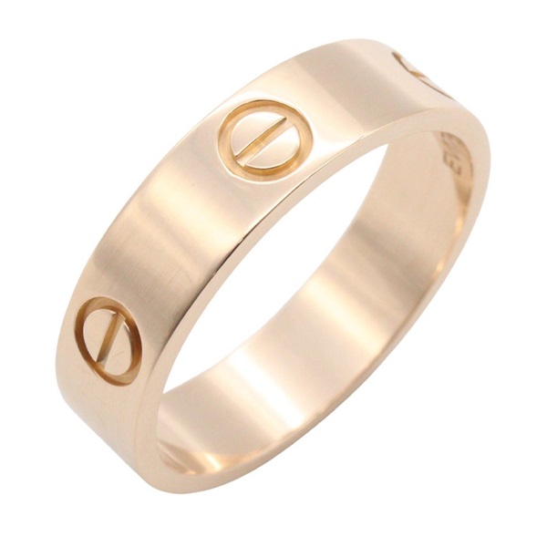 CARTIER Love Ring 18KPG Pink Rose Gold Used unisex US size 9.5 #61