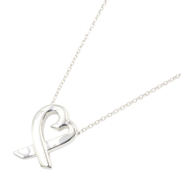 TIFFANY＆CO Loving Heart Necklace Pendant Silver925 Silver Used Women