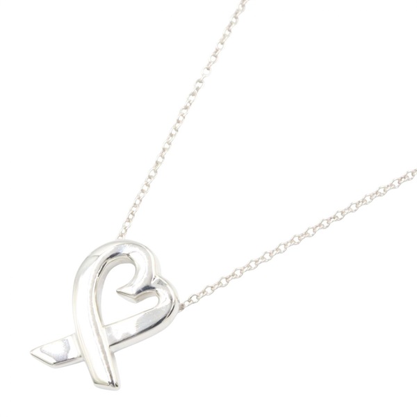 TIFFANY＆CO Loving Heart Necklace Pendant Silver925 Silver Used Women