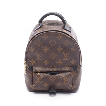 LOUIS VUITTON Palm Springs Backpack Mini Rucksack M44873 Monogram leather Used