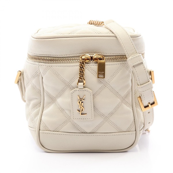 SAINT LAURENT PARIS 80’S Vanity Crossbody Shoulder Bag 649779 leather Used
