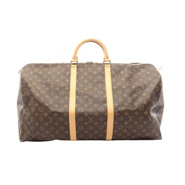 LOUIS VUITTON Keepall 60 travel hand bag M41422 Monogram canvas leather Used