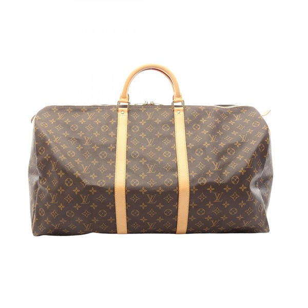 LOUIS VUITTON Keepall 60 travel hand bag M41422 Monogram canvas leather Used