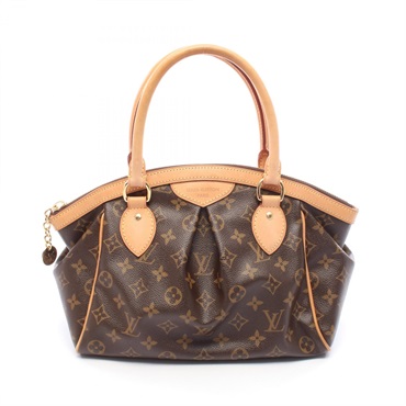 LOUIS VUITTON Tivoli PM Handbag M40143 Monogram leather Brown Used Women