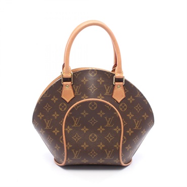 LOUIS VUITTON Ellipse PM Handbag M51127 Monogram canvas leather Brown Used Women