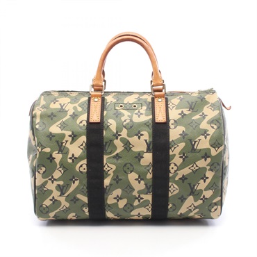 LOUIS VUITTON LV TM Speedy 35 Handbag M95773 Monogramouflage canvas leather LV