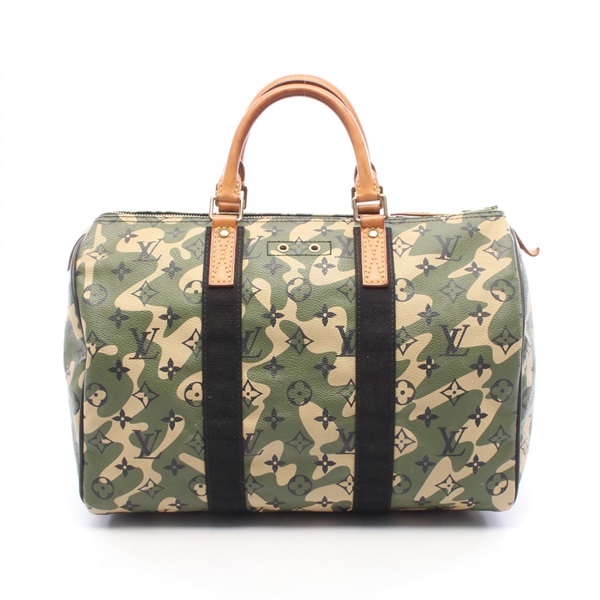 LOUIS VUITTON LV TM Speedy 35 Handbag M95773 Monogramouflage canvas leather LV