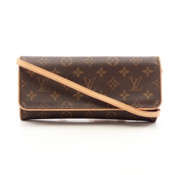 LOUIS VUITTON Pochette Twin GM crossbody Shoulder Bag M51852 Monogram Used LV