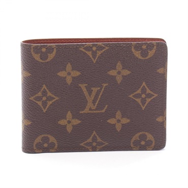 LOUIS VUITTON Portefeuille Multriple Bi-fold wallet purse M60895 canvas leather