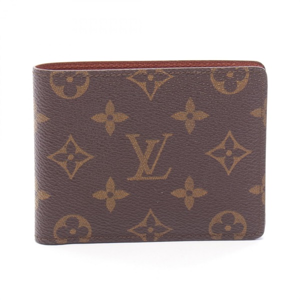 LOUIS VUITTON Portefeuille Multriple Bi-fold wallet purse M60895 canvas leather