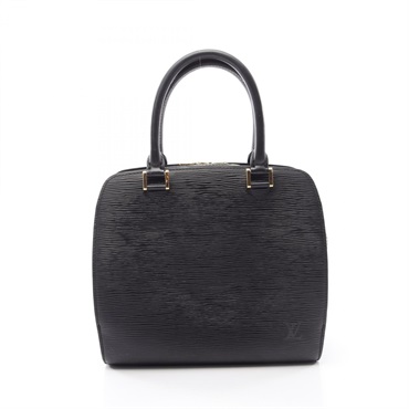 LOUIS VUITTON Pont Neuf Handbag M52052 Epi leather Black Used Women LV