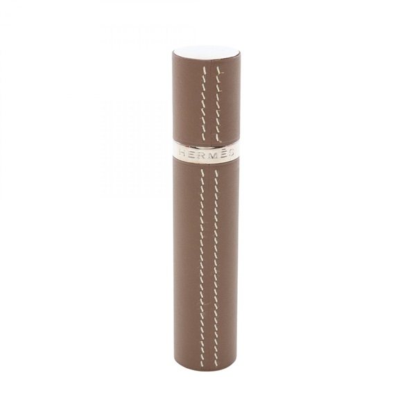HERMES Refillable Atomizer Etoupe Grey Other accessories leather  Used Women SHW