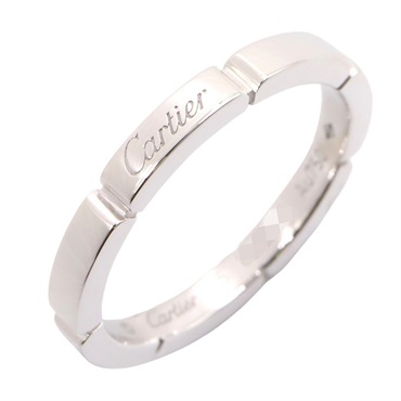 CARTIER Mailon PANTHERE Ring 18KWG White Gold Used Women US size 7 #55