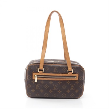 LOUIS VUITTON Cite MM Shoulder hand Bag M51182 Monogram canvas leather Used LV
