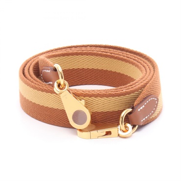 HERMES Bandouliere Sangle Casaque Shoulder strap Towar canvas leather Preowned