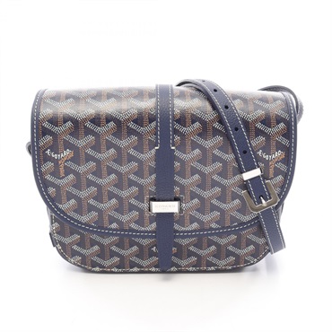 GOYARD Belvedere PM Shoulder Crossbody Bag BELVE3PMLTY12CG12P canvas leather