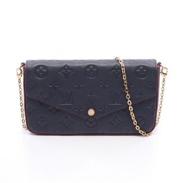 LOUIS VUITTON Pochette Felicie chain Shoulder Bag M64099 Monogram empreinte