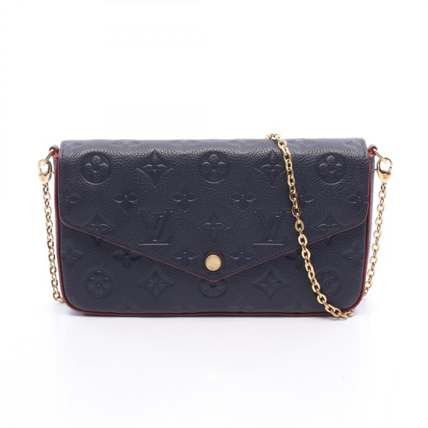 LOUIS VUITTON Pochette Felicie chain Shoulder Bag M64099 Monogram empreinte