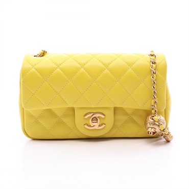 CHANEL Matelasse mini flap bag chain Shoulder Bag AS1787 Lambskin Used GHW