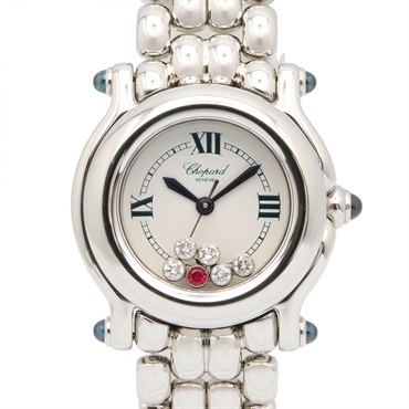 Chopard Happy sports Wrist Watch 27/8250-23 Quartz SS Diamond Used Women