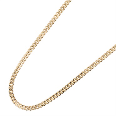JEWELRY Single 2 side Curb link chain Necklace 18KYG Yellow Gold Used unisex