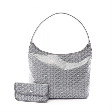 GOYARD Boheme Hobo Shoulder Handbag BOHEMEPMLTY51CL51P canvas leather Gray Used