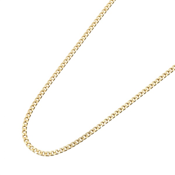 JEWELRY Single 2 side Curb link chain Necklace 18KYG Yellow Gold Used unisex