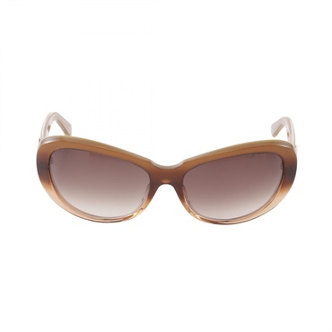 CARTIER C Decor Oval Gradient sunglasses T8200680FR00 Plastic Brown Used Women