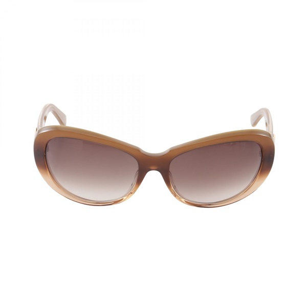 CARTIER C Decor Oval Gradient sunglasses T8200680FR00 Plastic Brown Used Women