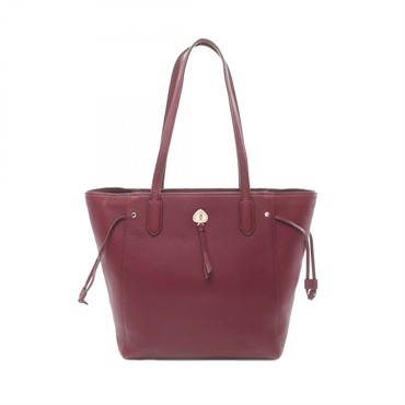Kate Spade Marty Tote shoulder Bag K6113 leather Bordeaux Used