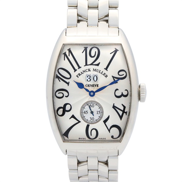 FRANCK MULLER Tonneau Curvex Wrist Watch Automatic winding SS leather Used mens