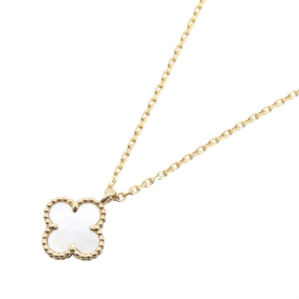 Van Cleef Arpels Sweet Alhambra necklace 18K Yellow Gold Mother of pearl