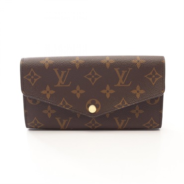 LOUIS VUITTON Portefeuille Sarah Bifold long purse wallet M60531 Monogram Used