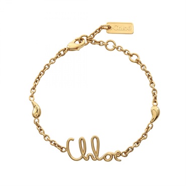 Chloe Chloe Iconic Bracelet 19cm Gold Plated Used Women