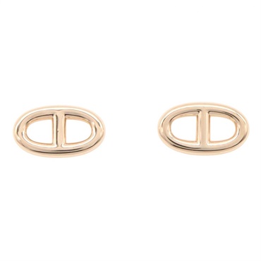 HERMES Farandole Pierced earrings K18PG Pink Rose Gold Used Women