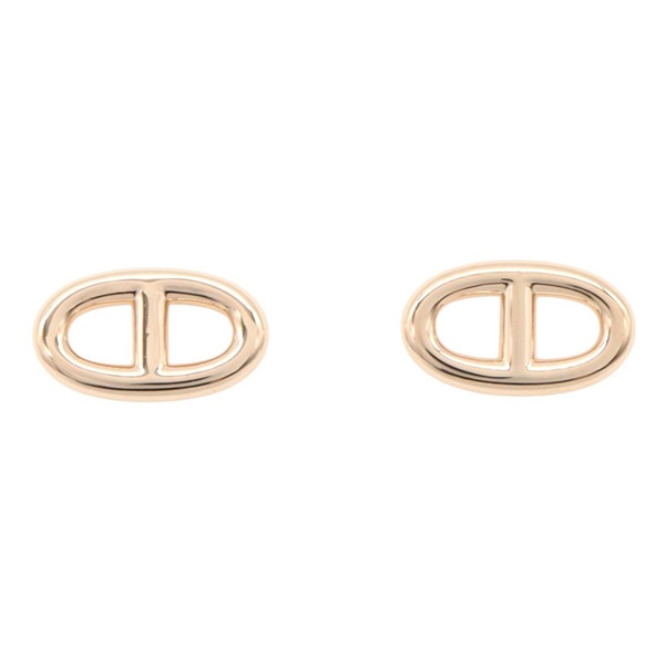 HERMES Farandole Pierced earrings K18PG Pink Rose Gold Used Women