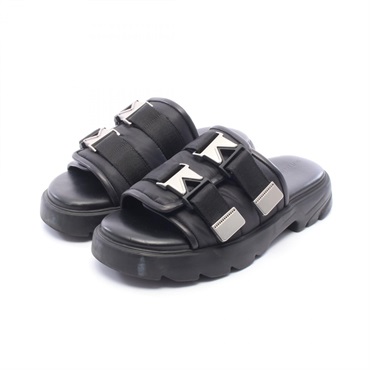 BOTTEGA VENETA FLASH Sandals Shoes #43 leather Black Used mens
